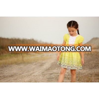 For baby 100% cotton casual children girl dress