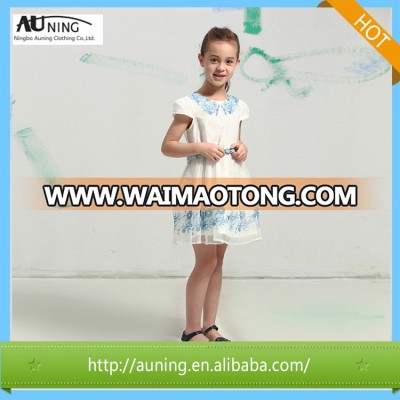 China wholesale casual long stylchild girl frocksl summer dress