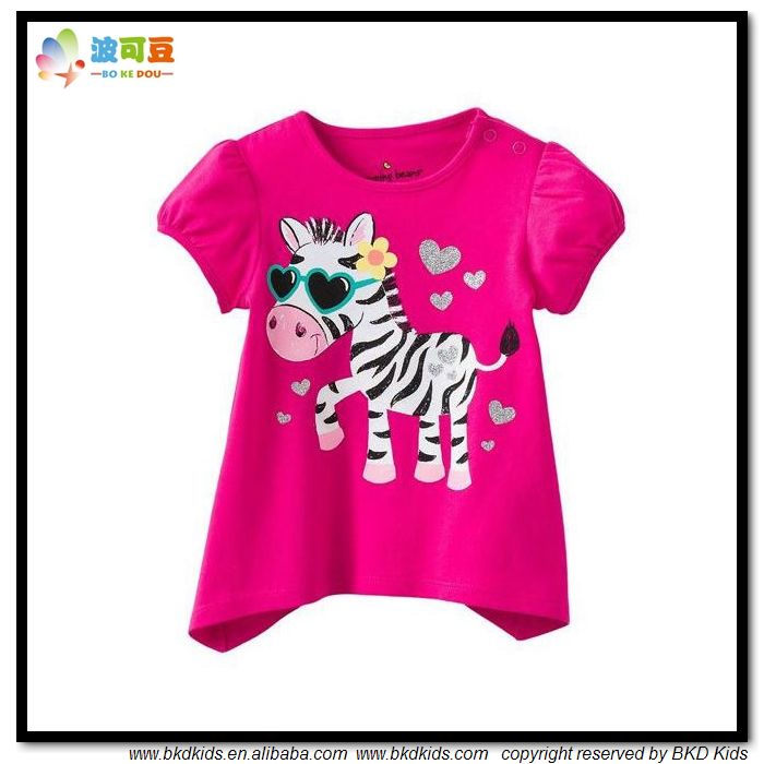 New Design Children Clothes Bubble Sleeve Children T-Shirt